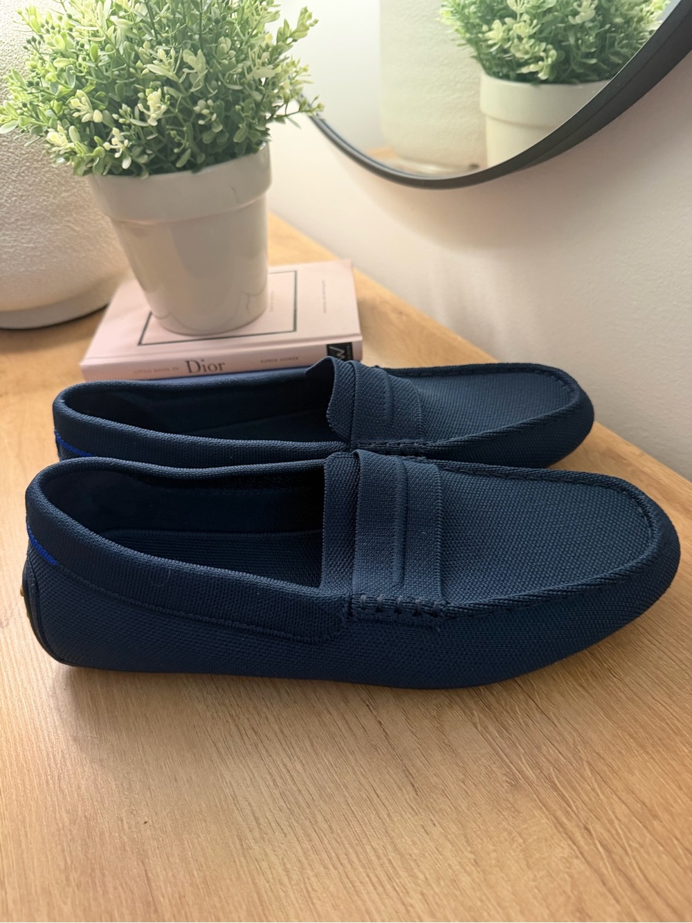 Rothy's The Driving Loafer Navy Men’s Slip-On - Picture 3 of 7